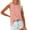Pink, variant on gakvbuo Summer Tank Top for Womens Summer Fashion Women'S Solid Color Casual Side Slit Round Neck Tank Top