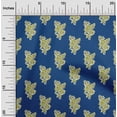 thumbnail image 1 of oneOone Tissu en Coton Flex Imprimé Artistique Fleur BTY 40 Pouces de Large, 1 of 4