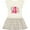 Natural with Stripes, variant on Inktastic 4th Birthday Party Photo Number 4 Girls Toddler Dress