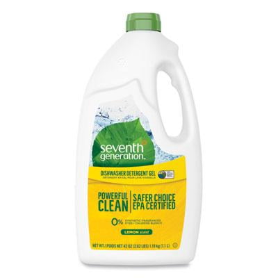 Seventh Generation® Natural Automatic Dishwasher Gel, Lemon, 42 oz Bottle, 6/Carton (SEV22171CT)