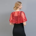 thumbnail image 7 of Women Lightweight Summer Cardigan Bolero Shrug Wrap Shawl Capelet Over Dress, 7 of 7