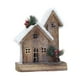 thumbnail image 4 of Estatuilla navideña de casa de nieve, casa de madera navideña en miniatura, ilumina casas de pueblo de vacaciones para decoración interior y exterior estilo A Macarena Casa de Navidad, 4 of 8
