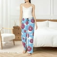 thumbnail image 5 of Pajama Pants Women, Donut Clouds Print Sweatpants Soft Sleep Lounge Pants, Casual PJ Bottoms Pants with Pockets, 5 of 5