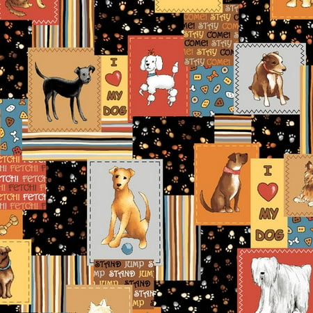 Top Dog Patch Fabric