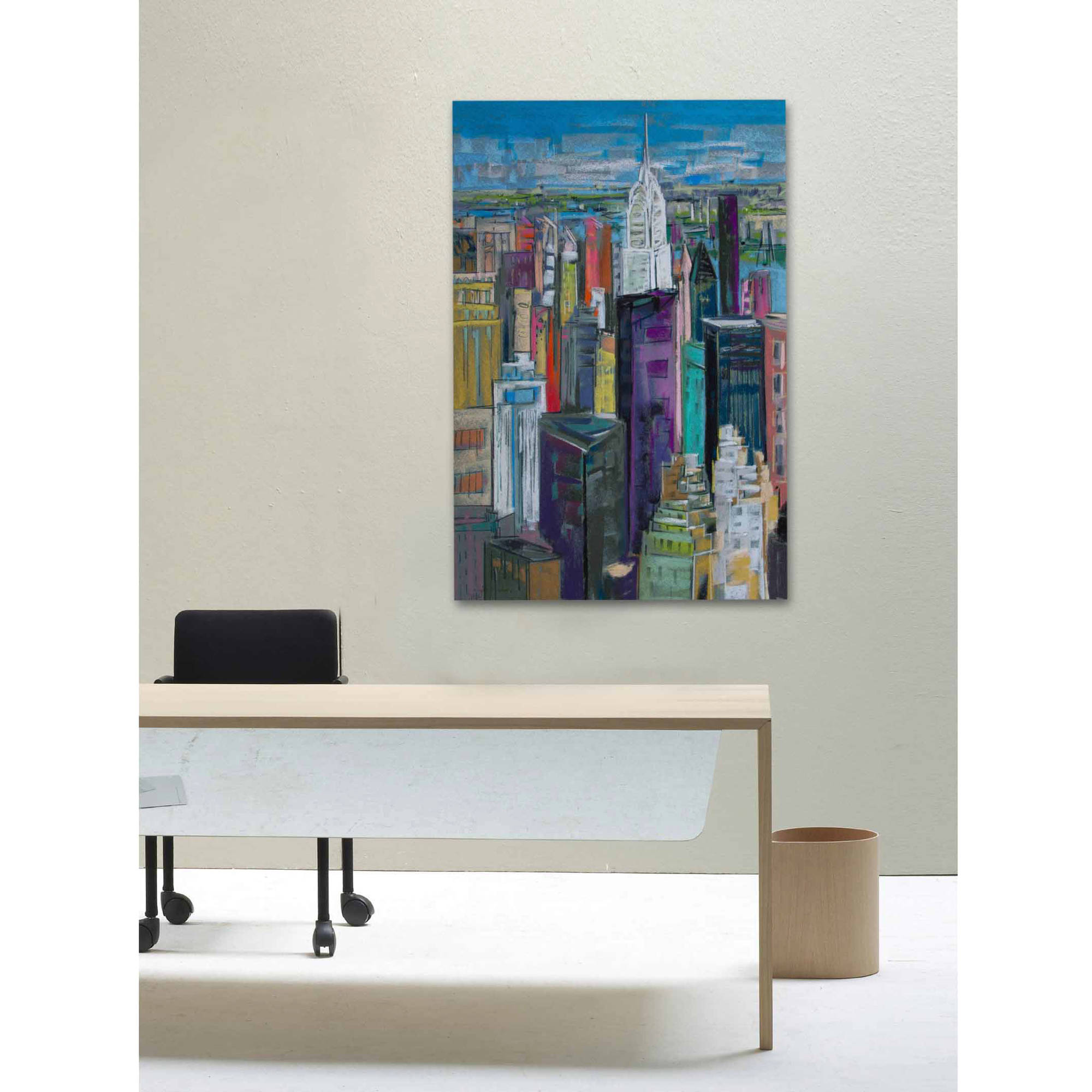 "Chrysler 7" Painting Print on Wrapped Canvas