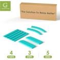 thumbnail image 6 of SONGMY Adirondack-Ottoman | Folding | HDPE Plastic | Outdoor Footrest | All Weather | Foot Rest | Foot Stool | Aqua | for Adirondack Chair | for Patio Backyard Pool, 6 of 7