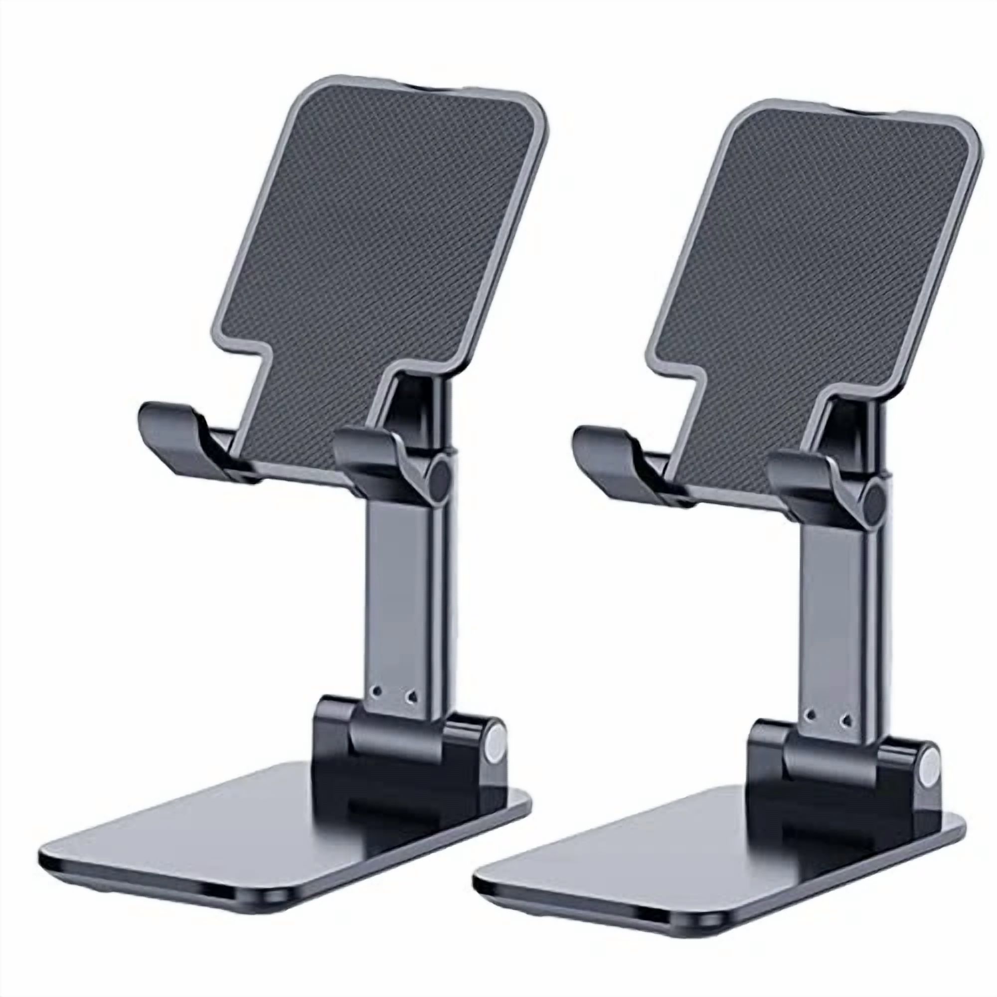 BUTTERFLY- Phone Stand For Desk, 2 Pack Mt-6 Desk Phone Holder Stand For Office Black