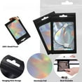 thumbnail image 3 of 100Pcs Holographic Bags with Clear Window,Resealable Bags For Small U3W5, 3 of 8