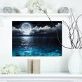 thumbnail image 1 of Design Art - Romantic Full Moon Over Sea, 1 of 3