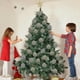 thumbnail image 5 of Bola Decorativa De Terciopelo Paquete De 12 Bolas Navideñas De 8cm Para Árbol De Navidad, De Terciopelo Burdeos, Con Cuerda Para Colgar, Irrompibles, Color Gris Rkxzt, 5 of 8