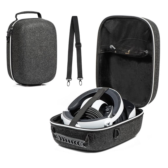 GAEKOL Hard Carrying Case for Playstation VR2 Gaming, Headset and Touch Controllers Accessories Case, Portable Travel Storage Bag All-in-One Storage - Excluding vr for PSVR2