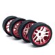 thumbnail image 5 of 4 Neumáticos de goma para ruedas delanteras traseras RC Yotijar para K989 Truck Crawler Car Trucks Piezas de repuesto rojo, 5 of 8
