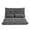 Gray, variant on Canddidliike 6-Position Adjustable Sleeper Lounge Couch with 2 Pillows-Gray, Reclining Folding Lazy Sofa Sleeper Bed Futon Bed Sofa Couches