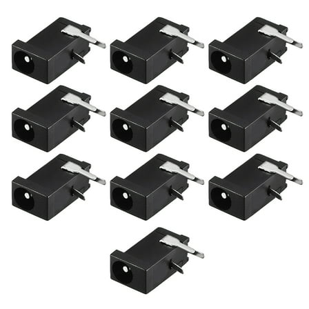DC-002 3.5mmx1.3mm DC Power Jack Plug 3Pin Female Socket Connector 10pcs