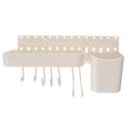 thumbnail image 1 of Wall Mount Hanging Rack Pegboard Rack White Iron 1 Set, 1 of 1