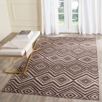 SAFAVIEH Kilim KLM241A Handwoven Grey / Light Grey Rug