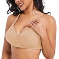 thumbnail image 3 of CYSFASHION 3Piece Push Up Bra for Women Strtch No Underwire Comfortable Suppportive Lounge Fit Jelly Bra Light Yellow, 3 of 6