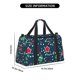 thumbnail image 3 of Balery Christmas Bolsa de Gimnasio para Mujeres, Bolsa de Viaje con Bolsillo Húmedo, Bolsa de Fin de Semana para Mujeres, Bolsa de Viaje Resistente al Agua, 3 of 7
