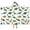 Dinosaur Pattern, variant on Dinosaur Silhouette Pattern Hooded Bath Towel,50"x30" for Ages 3 To 12 Kids, Quick Dry Lightweight Soft Microfiber Hood Beach Towel Cover Up for Kids