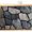 Gray, Blue, Beige, variant on Rustic Stone Wall Small Cabinet Curtains 10"W x 11"L, Farmhouse Natural Country Art Sink Skirt Dust-Proof Short Curtain for Bathroom Vanity Storage Cubby Desk, Self Adhesive Privacy Drapes