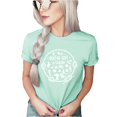 thumbnail image 2 of You've Got A Friend in Me T-Shirt for Women Men Unisex Funny Letter Print Shirt Cute Graphic Short Sleeve Tees Tops (Mint-Medium), 2 of 7