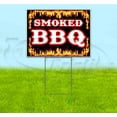 thumbnail image 1 of Smoked Bbq (18" x 24") Yard Sign, Includes Metal Step Stake, 1 of 6