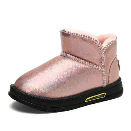 

Eashi Kids Boys Girls Snow Boots Winter Waterproof Slip Resistant Cold Weather Shoes (Toddler/Little Kid/Big Kid)