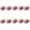 Red, variant on 10Pcs Unpainted Miniature Hat Light Weight Small Fabric Hat for Handmade Art Craft Wedding Christmas Party Decoration