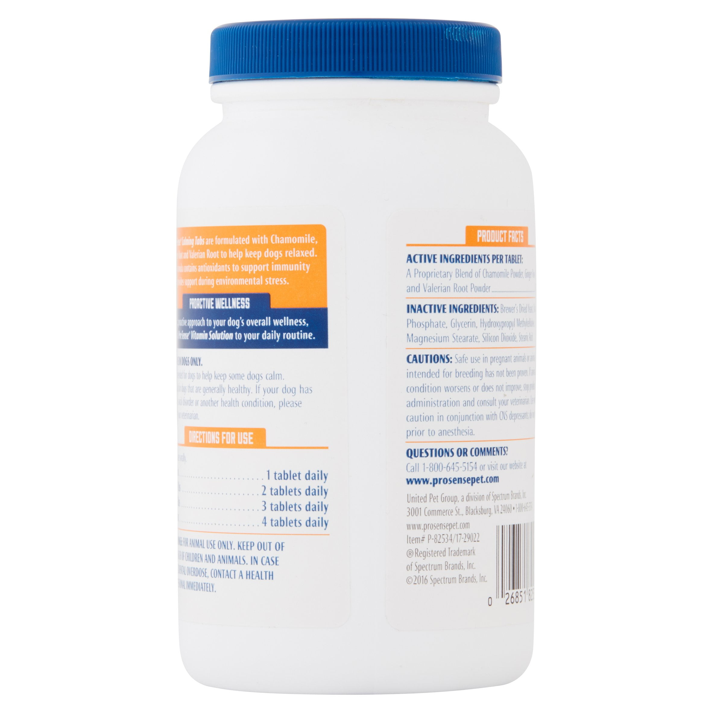 Pro-Sense Calming Solutions Chewable Tablets, 60 count