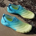thumbnail image 5 of NOKIO Men's Bar𝖾𝖿oot Shoes Breathable Non-S𝗅ip Athlet𝗂c Shoes Wide Toe Hiking Water Footwear Breathable Outdoor Sport Shoes Quick-Drying S𝗅ip On Swim Shoes for Kayaking Boating, 5 of 8
