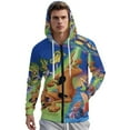 thumbnail image 2 of Scooby-Doo Zip Up Hoodie 3D Print Pullover Hooded Long Sleeve Sweatshirts Tops Blouse with Pocket for Mens Womens, 2 of 8