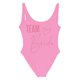 thumbnail image 4 of WILLBEST Traje de Baño Completo Para Mujer, Bañador de Una Pieza Con Estampado de Letras A La Moda Para Mujer, Bañador de Bikini Sexy, Bañador Sin Mangas y Sin Espalda 2563, 4 of 4