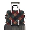 thumbnail image 2 of FORMRS 16" Laptop Bag Carrying Sleeve Case with Handle Travel Shoulder Briefcase, Red Tartan Pattern, 2 of 8