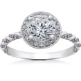 thumbnail image 1 of 1/3ct Diamond McKenna Halo Engagement Ring Setting, 1 of 2
