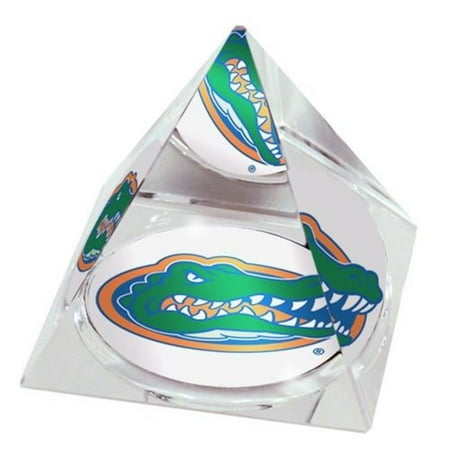 - Paragon Innovations FloridaUPYR414 Crystal pyramid with Florida University mascot design at the bottom giving a kaleidoscope effect