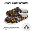 thumbnail image 6 of Disketp Spring And Summer Flowers Women's Men's Slippers Plush Slip-On House Slipper for Winter Indoor Soft Cushion Non-slip Fluffy Slides Slippers-8, 6 of 7