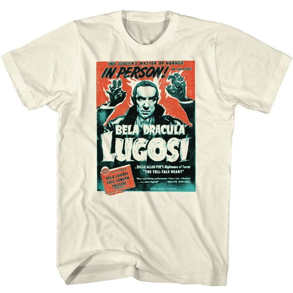 Bela Lugosi Dracula In Person Poster Natural T-Shirt