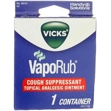 Vicks VapoRub Cough Suppressant Topical Analgesic, 0.45 (Best Way To Use Vicks Vaporub)