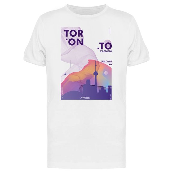 Modern Canada Toronto Skyline Tee Men's -Image by Shutterstock