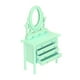 thumbnail image 4 of Tocador en miniatura de madera de alta simulación, mesa de baño para casa de muñecas a escala 1:12 con espejo, 4 of 8