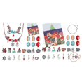 thumbnail image 2 of Caja de regalo de calendario de Adviento de Navidad, Kit de collar de pulsera artesanal, caja de 24 cuenta regresiva de días, 2021 chica de Año Nuevo, 2022, 2 of 4
