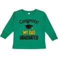 thumbnail image 3 of Inktastic Congrats My Dad Graduated with Cap Boys or Girls Long Sleeve Toddler T-Shirt, 3 of 5