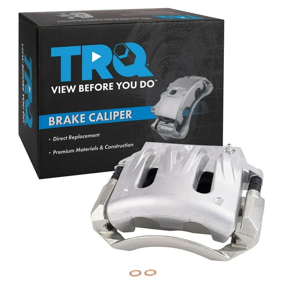 TRQ Front Right Brake Caliper w/Bracket Passenger Side Compatible with 2004-2007 Ford Freestar Mercury Monterey