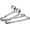 Silver-20 Pack (16.5 Inch), variant on Clothes Hangers 50 Pack Coat Wire Hanger Bulk Metal Non Slip Heavy Duty Clothing Hangars Space Saving Thin Stainless Steel Hangar For 16.5 Inch