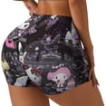 thumbnail image 2 of Saiise Sanrio Print Workout Shorts for Women Gym Yoga Running Sport Active Exercise Fitness Shorts-XX-Large, 2 of 8