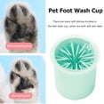 thumbnail image 3 of Sywqhk Limpiador de patas sucias para perros y gatos, cubo para lavar pies de mascotas, cachorros, gatitos (verde) Sywqhk Para estrenar, 3 of 9