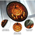 thumbnail image 2 of Halloween Pumpkin Stained Glass Window Hanging Sun Catcher Halloween Haning Ornament Decoration Christmas Birthday Gifts for Lover and Friends, 2 of 5