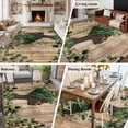 thumbnail image 5 of Large Area Rugs for Living Room Bedroom, Sage Green Black Women 8'x10' Rug Washable Carpet Runner Indoor Outdoor, Spring Eucalyptus Brown Wooden Non Slip Floor Mats Rug for Kitchen, Patio, 5 of 8