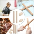 thumbnail image 4 of MasteelfCA 4pcs Kids Wooden Musical Percussion Instrument Set Rhythm Sticks and Shakers, 4 of 7