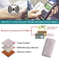 thumbnail image 6 of GAEKEAO Women’s Trifold Wallet Rfid Blocking Vegan Leather Wristlet with 3 ID Windows, 6 of 6